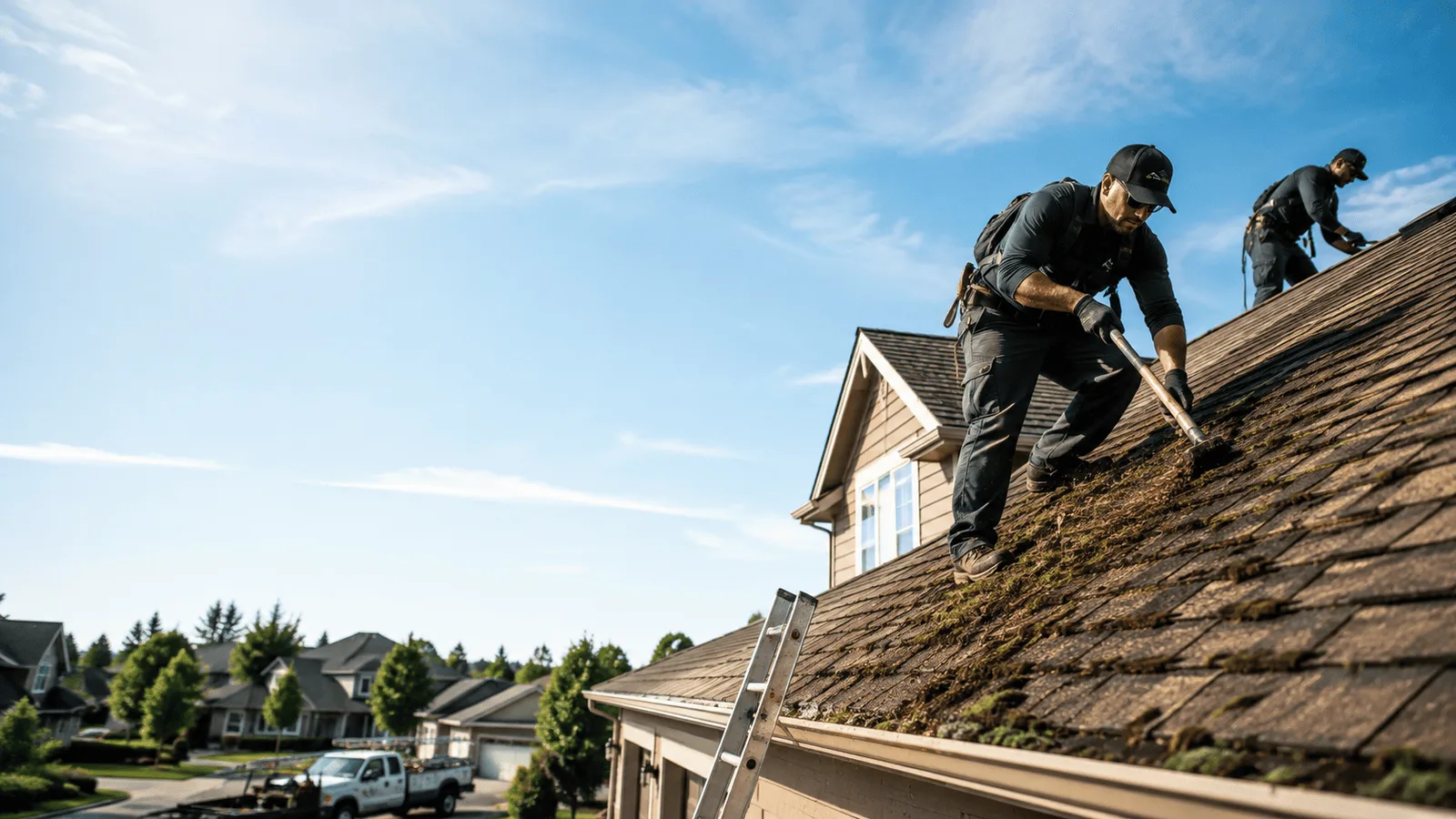 Roof Moss Removal in Chippewa Lake, MI near me